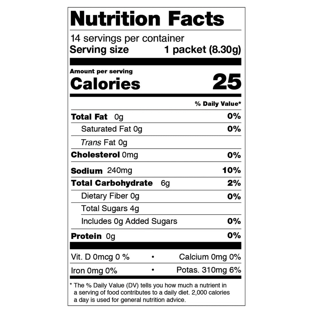 Cure Electrolyte Drink Mix made with Coconut Water, Grapefruit, 7.7-gram Packets HM1004