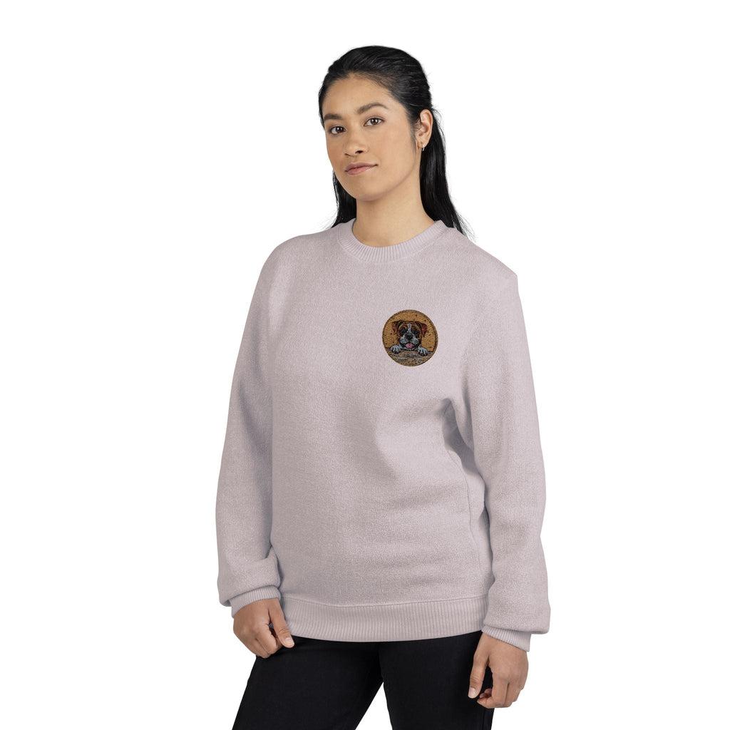 Dog Meme Nantucket Embroidered Crewneck Sweatshirt — Coastal Sealife Patch