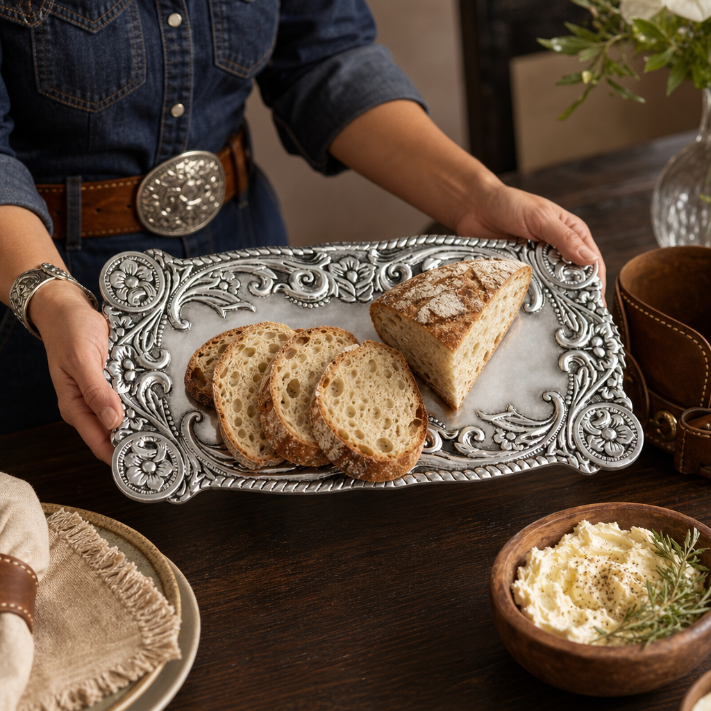 Concho Bread tray