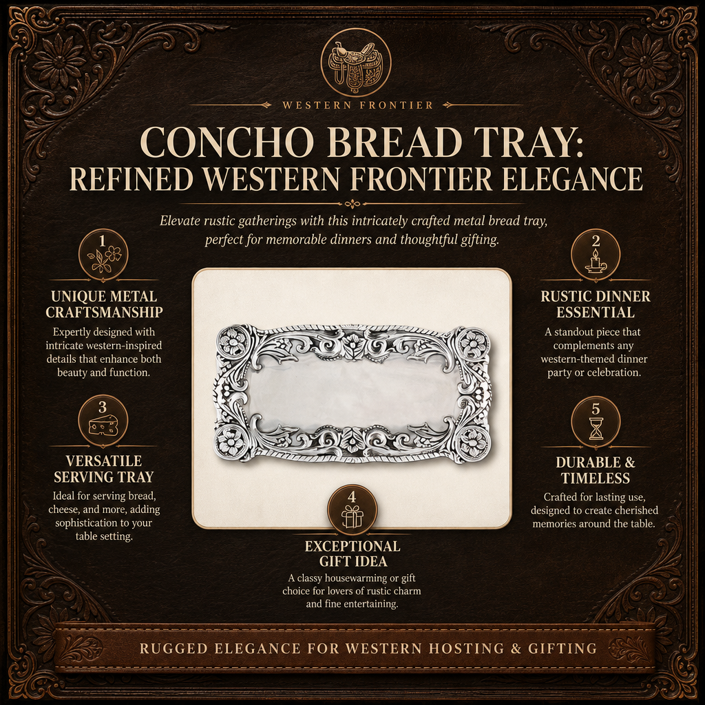Concho Bread tray