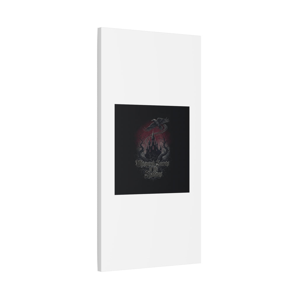 Whispered Secrets of the Shadows Castle Wall Art, Matte Canvas | Gothic Medieval Decor