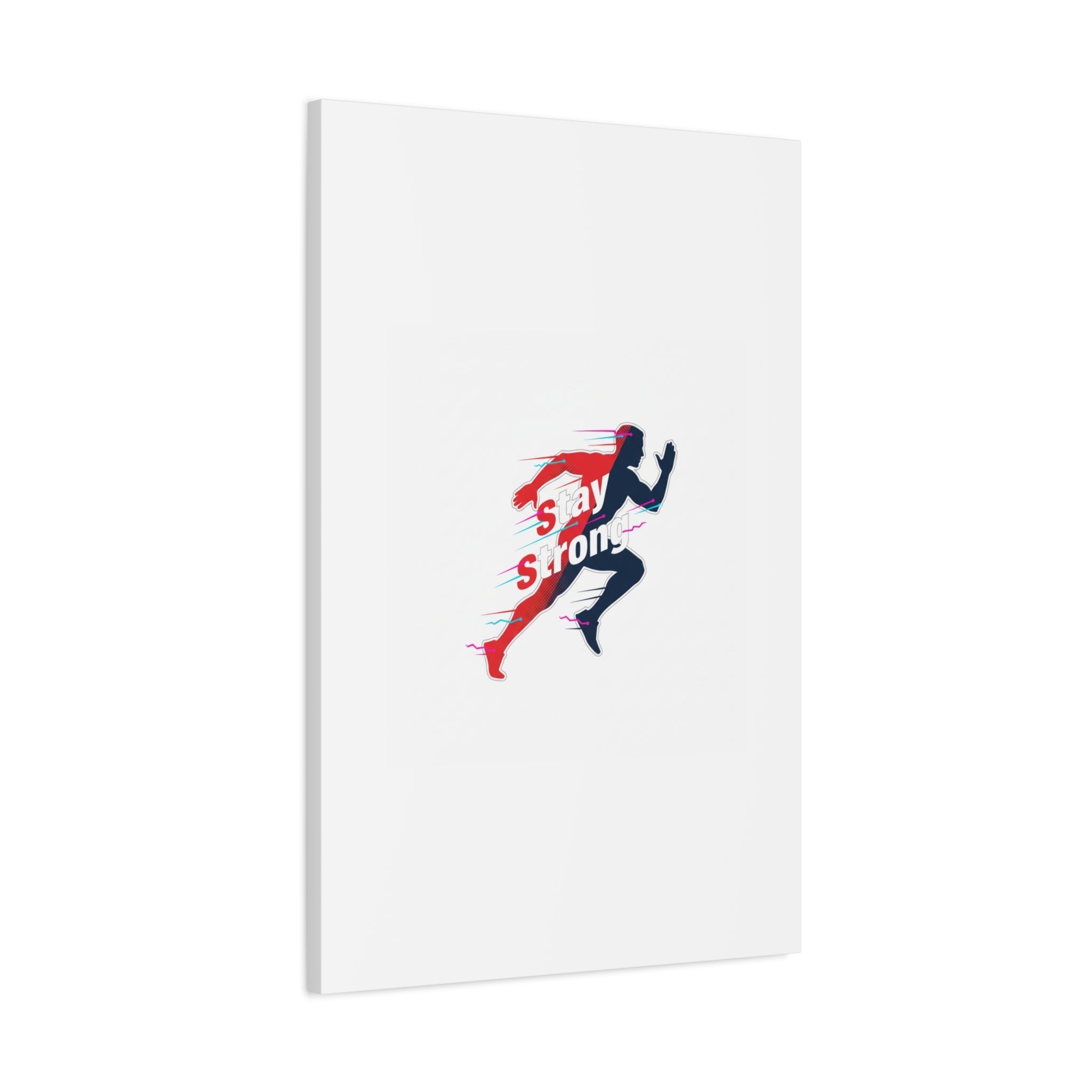 Stay Strong Runner Canvas | Fitness Motivation, Gym Wall Art