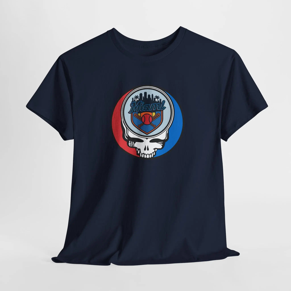 Miami Marlins Original Stealie Grateful Dead T-Shirt