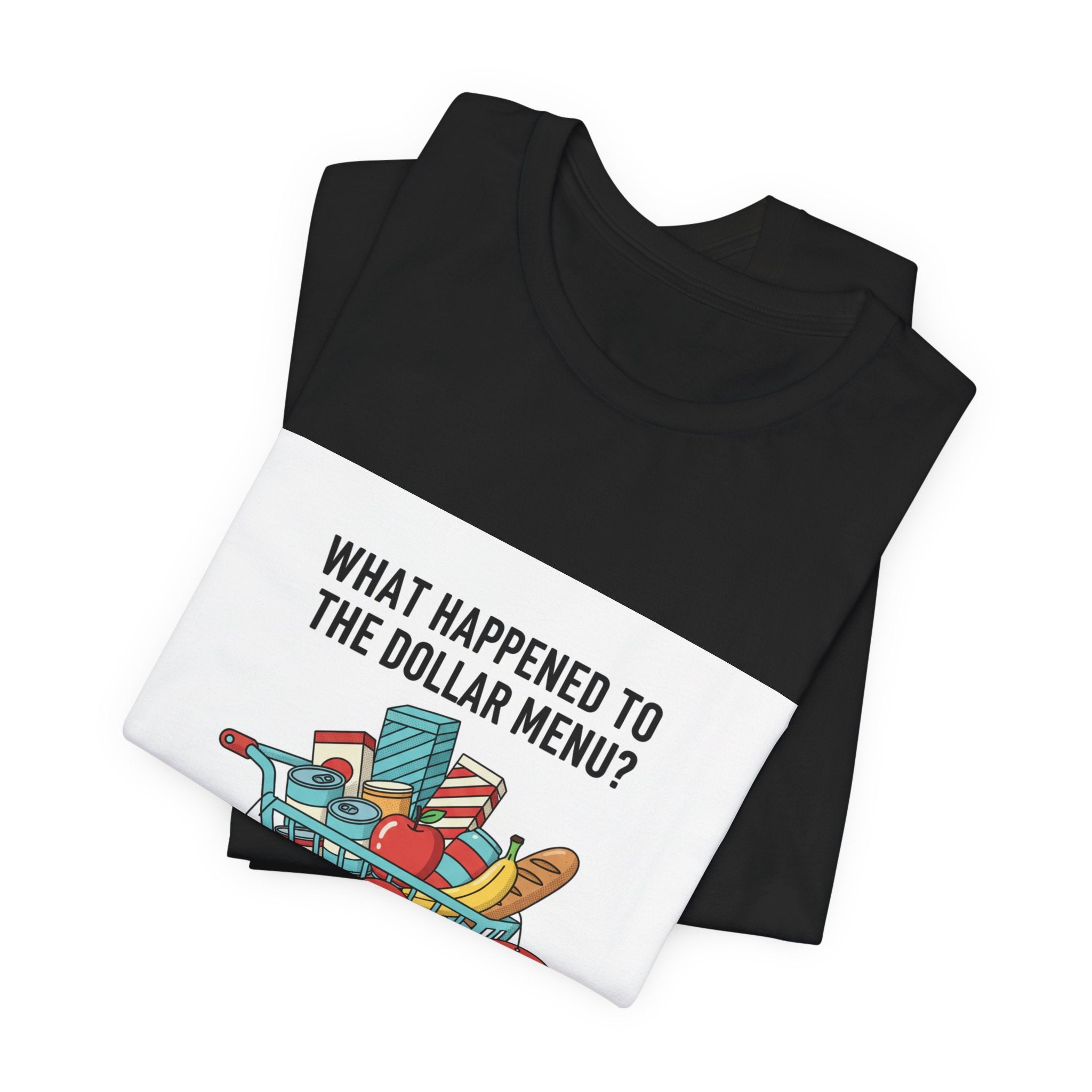 What Happened to the Dollar Menu Tee | grocery prices shirt, budget humor