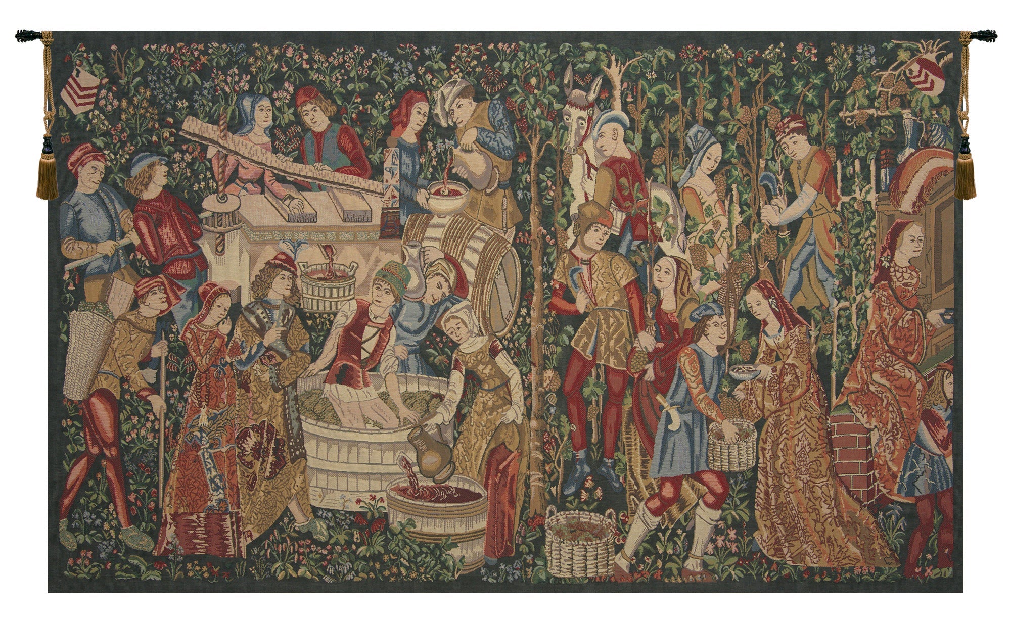 Vendages Red Medium Tapestry Wholesale