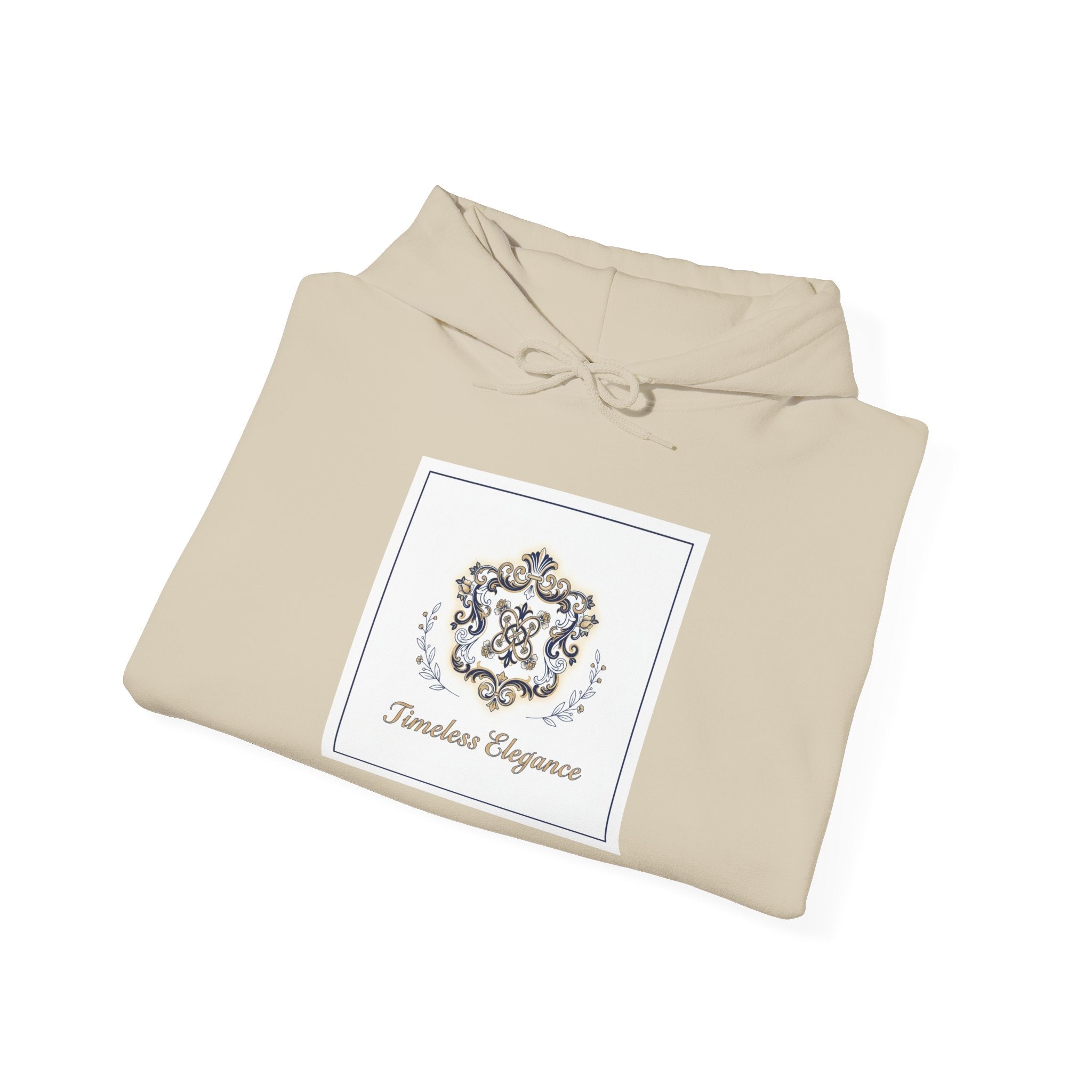 Ornate Brooch Emblem Hoodie | vintage emblem, baroque crest
