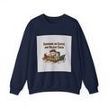 Surviving on Coffee and Holiday Cheer Sweatshirt | holiday burnout, festive but tired
