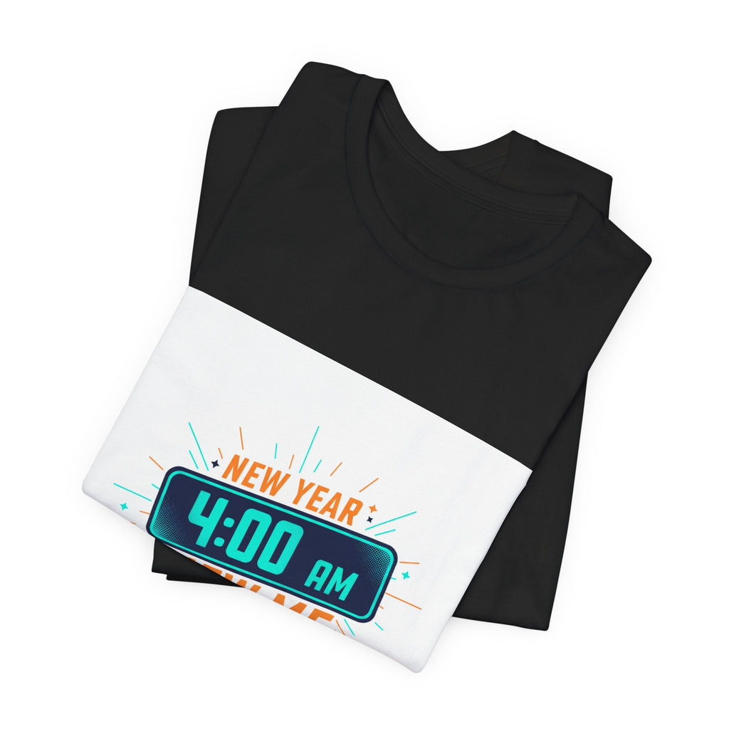 New Year 4:00 AM New Me Tee | Holiday Apparel, Festive Party Shirt