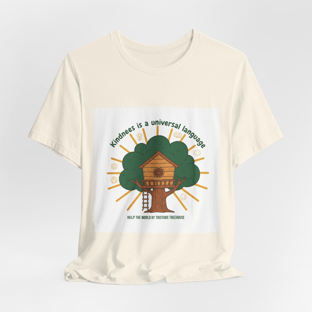 Kindness Is a Universal Language Tee | eco tee, climate humor