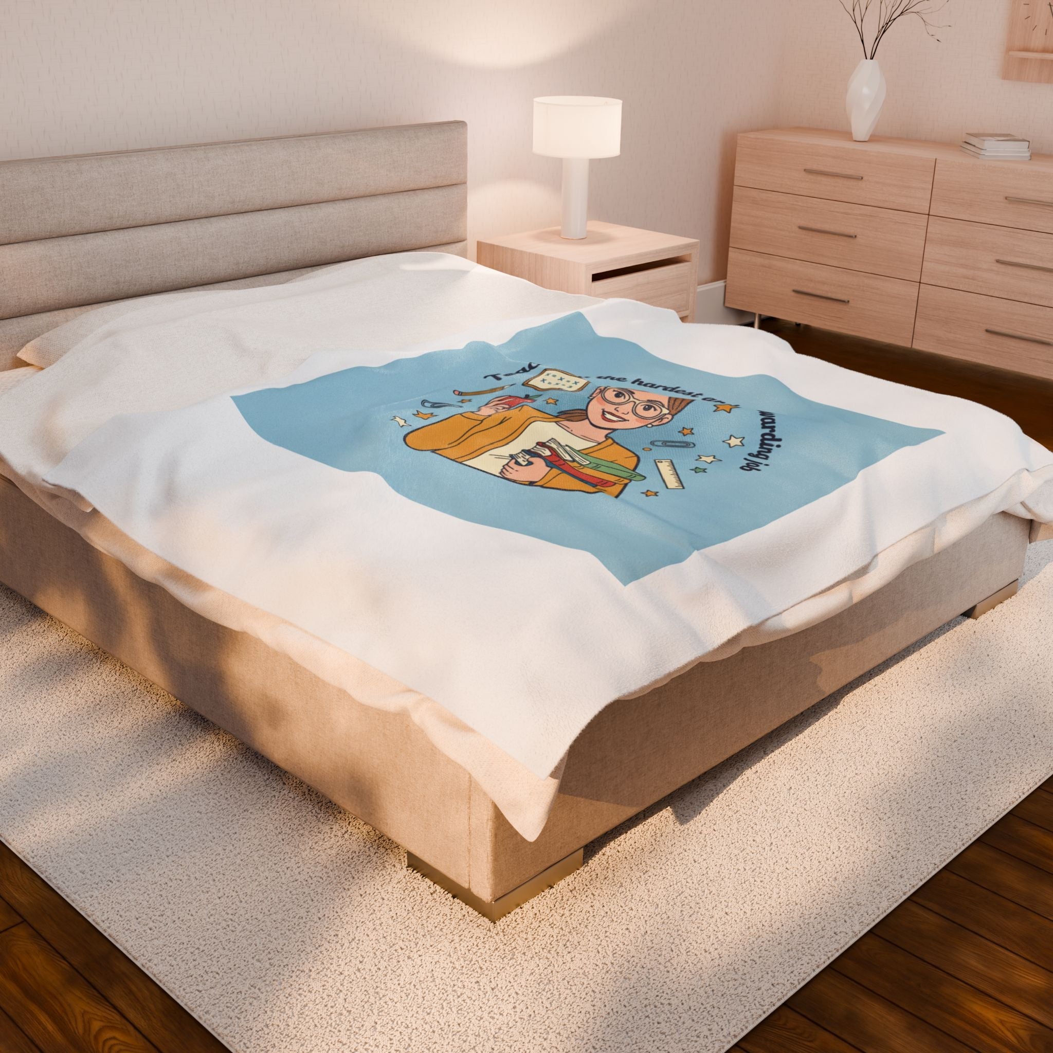 Teachers Life Velveteen Plush Blanket