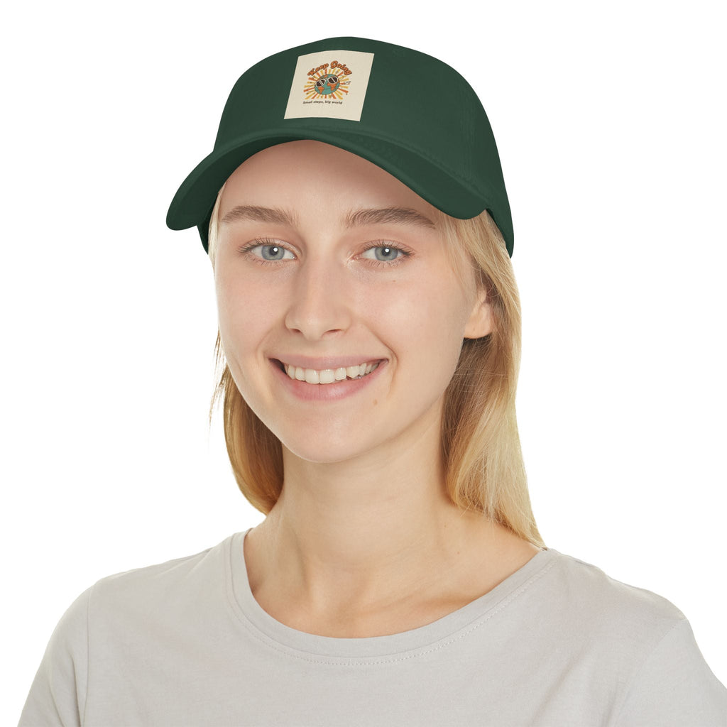 Keep Going: Small Steps, Big World Motivational Cap