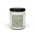 Breathe Mountain Leaf Candle, Soy Candle, Nature Symbols, Calm Décor