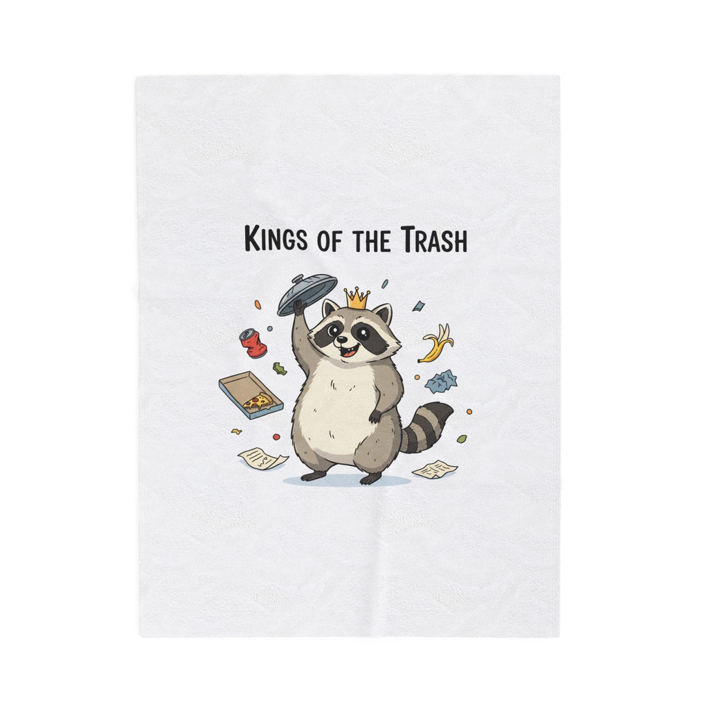 Kings of the Trash Raccoon Blanket | trash panda, raccoon doodle