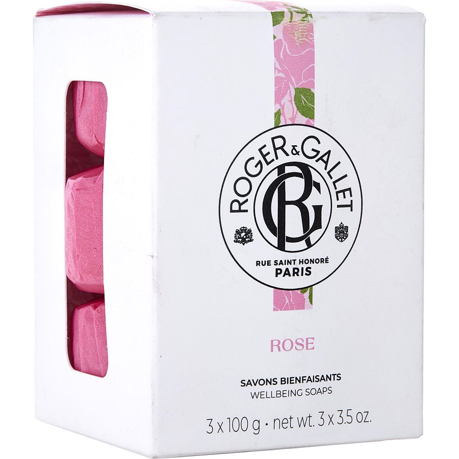 Roger & Gallet Tea Rose By Roger & Gallet Soap - Box Of Three And Each Is 3.5 Oz