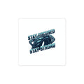Stay Focused Stay Strong Sticker | winter workout, gym motivation