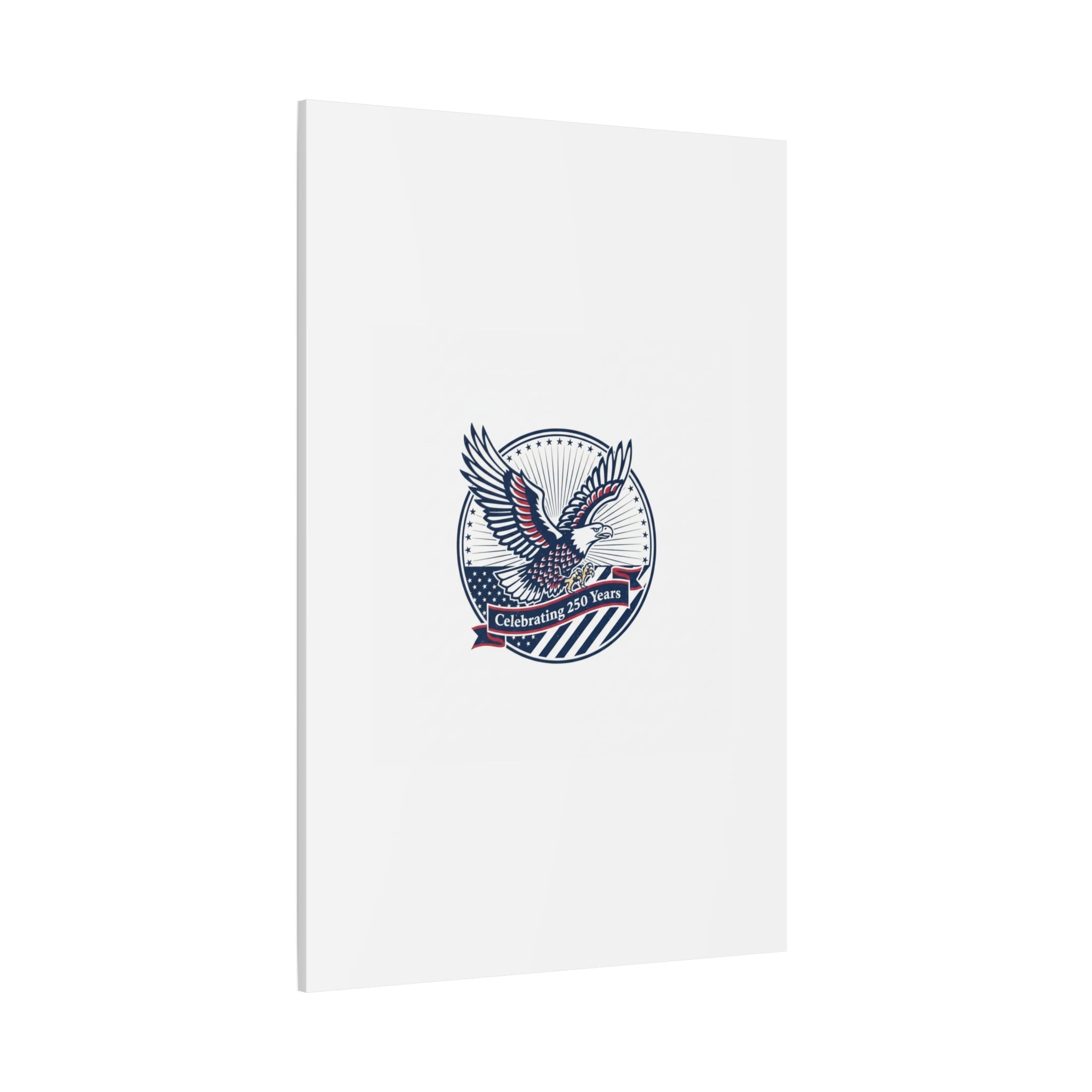 250th Anniversary Eagle Emblem Canvas | Semiquincentennial Americana