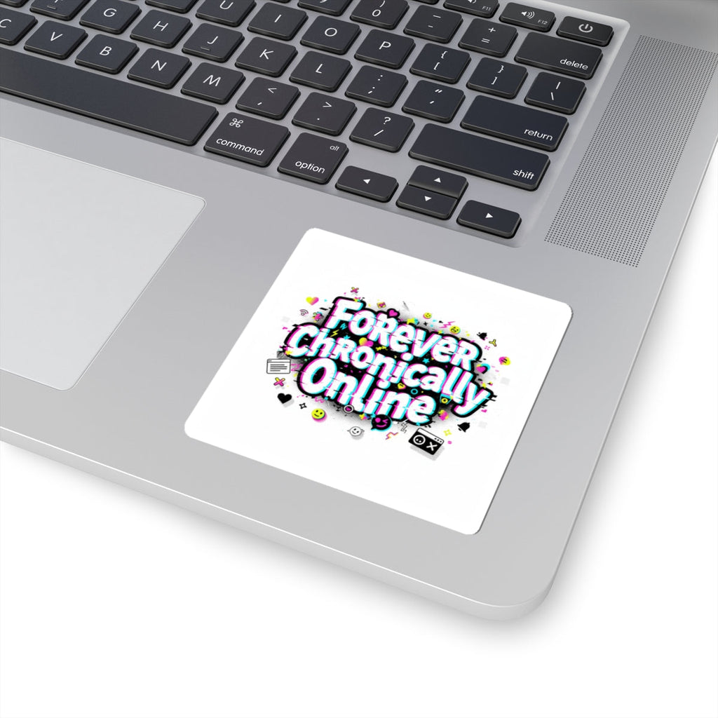Forever Chronically Online Sticker | internet slang, brainrot meme