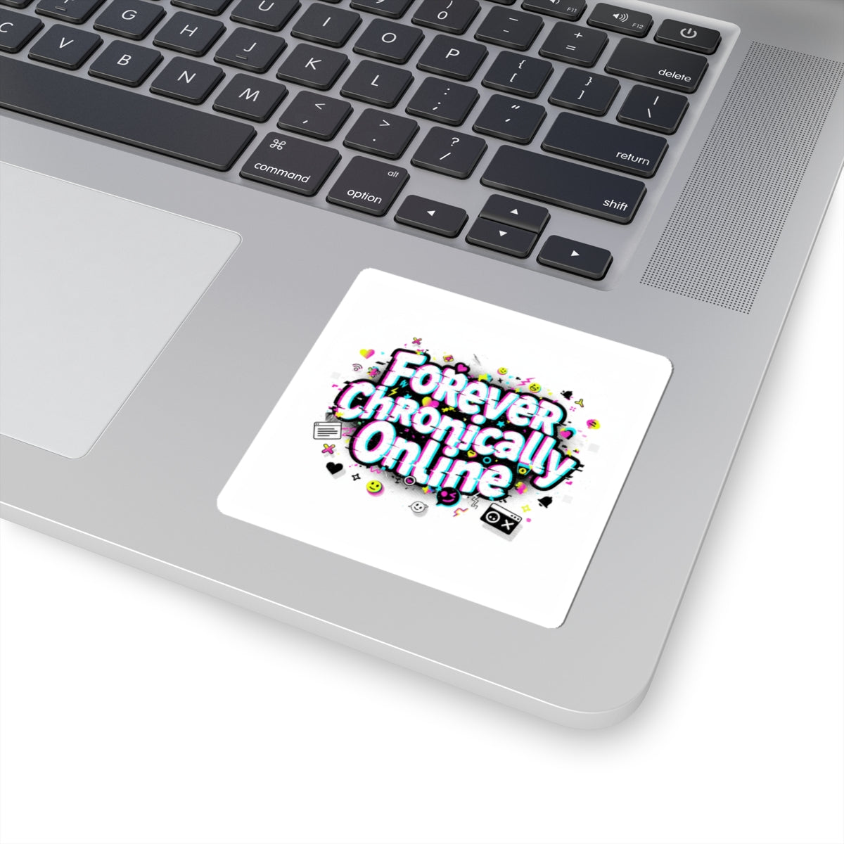Forever Chronically Online Sticker | internet slang, brainrot meme