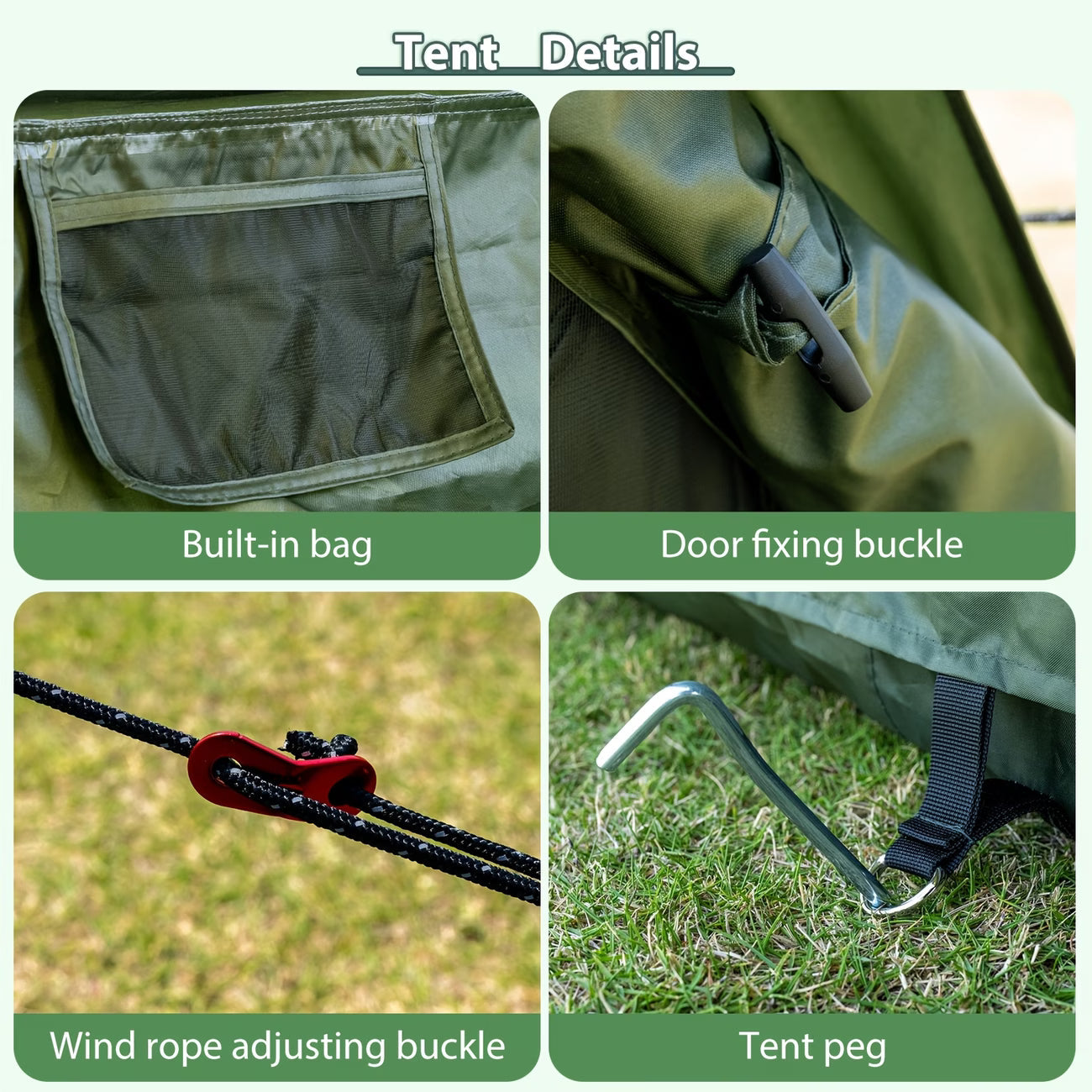 12Sq Inflatable Camping Tent with Hand Pump Easy Setup Outdoor Blow Up Tent 6-8 Person Oxford 4 Season Glamping Air Tents Cabin House with Mesh Windows & Door