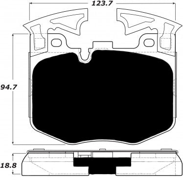 Porterfield Brake Pads for 2017 BMW 740eX