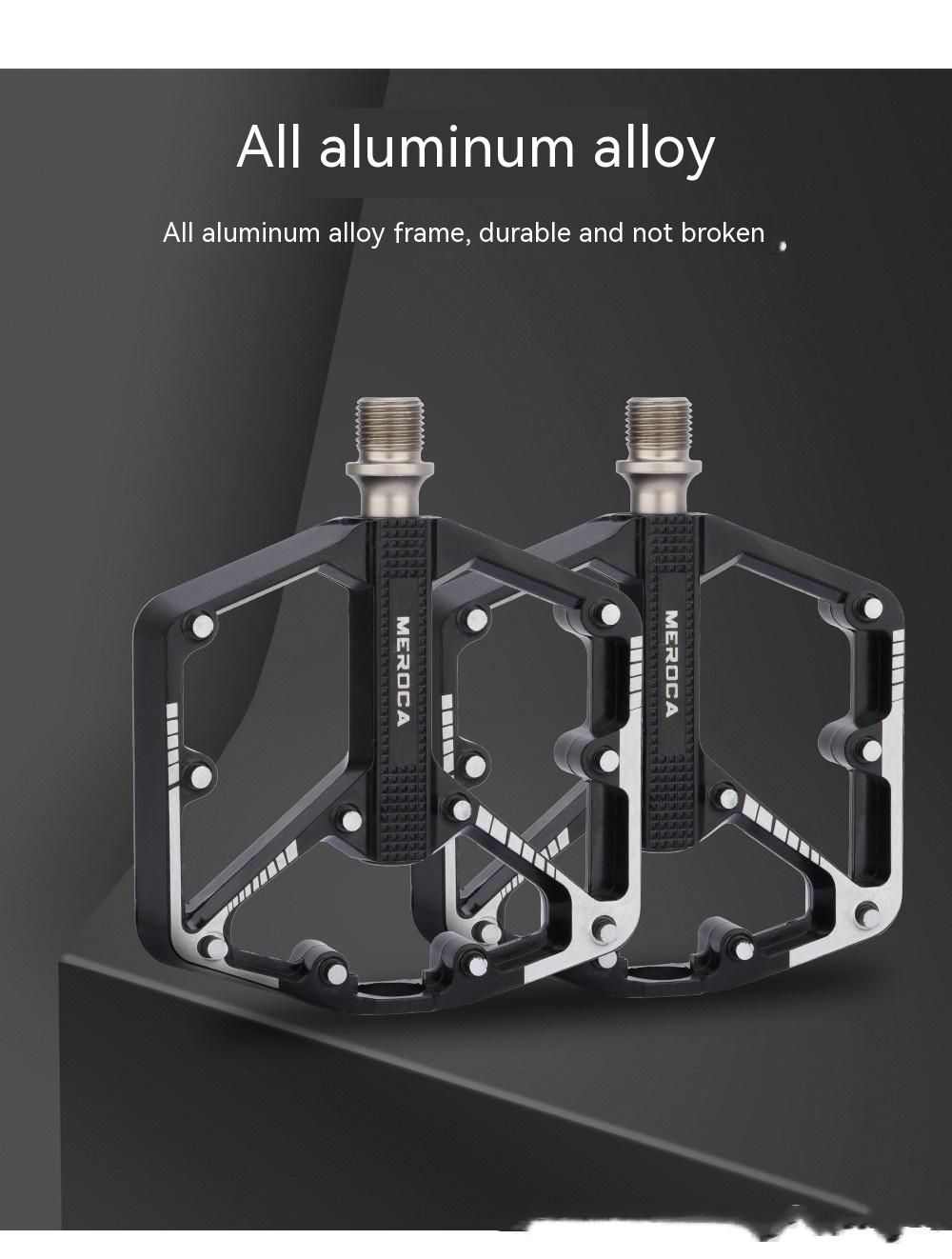 Bicycle Pedal Non-Slip Bike Pedals Aluminum Alloy Flat Platform Applicable Waterproof Cycling Accessories Bike Pedals Road Bicycle Pedals Cleats Set Clipless Pedals Compatible With Road Bikes