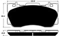 Porterfield Brake Pads for 2018 FORD Mustang EcoBoost Perf. Pkg