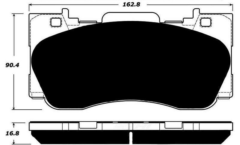 Porterfield Brake Pads for 2018 FORD Mustang EcoBoost Perf. Pkg