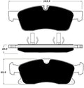 Porterfield Brake Pads for 2016 MERCEDES-BENZ GLE AMG (Except GLE450)