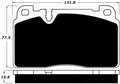 Porterfield Brake Pads for 2017 PORSCHE MACAN - Base