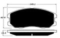 Porterfield Brake Pads for 2017 CHEVROLET EQUINOX