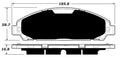 Porterfield Brake Pads for 2015 FORD Mustang 6 Cyl EcoBoost