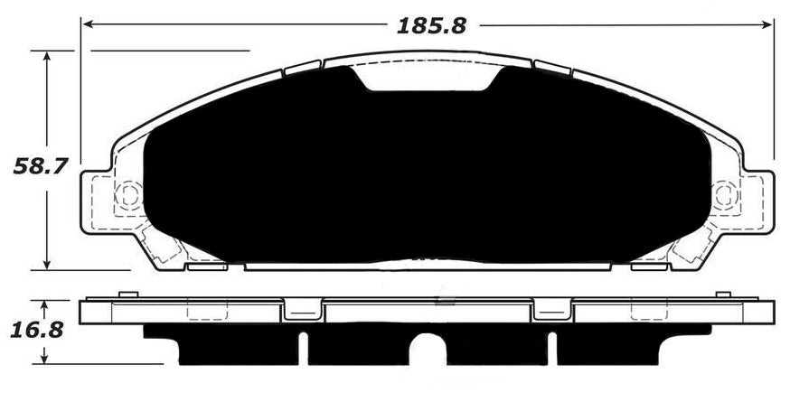 Porterfield Brake Pads for 2016 FORD Mustang 6 Cyl EcoBoost