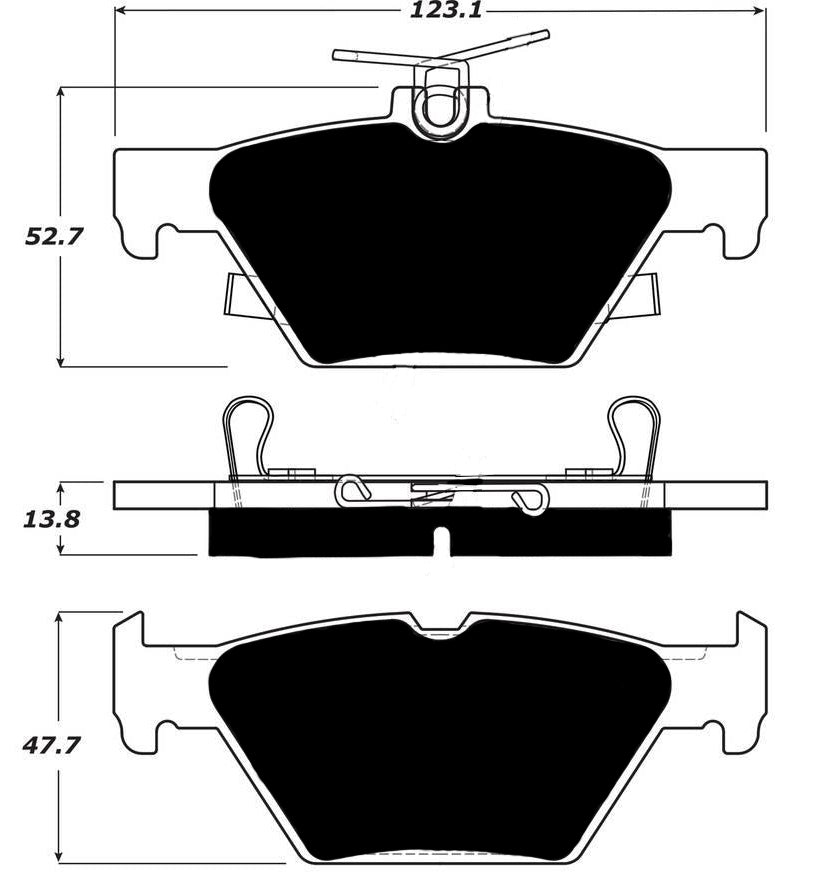 Porterfield Brake Pads for 2016 SUBARU OUTBACK