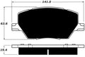 Porterfield Brake Pads for 2015 JEEP RENEGADE