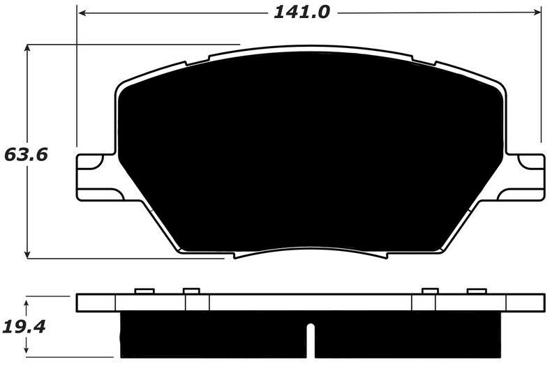 Porterfield Brake Pads for 2016 JEEP RENEGADE