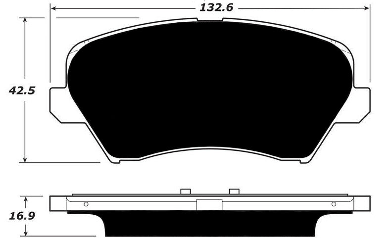 Porterfield Brake Pads for 2015 KIA FORTE