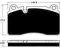 Porterfield Brake Pads for 2016 DODGE Viper ACR