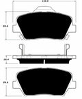 Porterfield Brake Pads for 2017 HYUNDAI SANTA FE