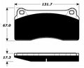 Porterfield Brake Pads for 2016 DODGE VIPER