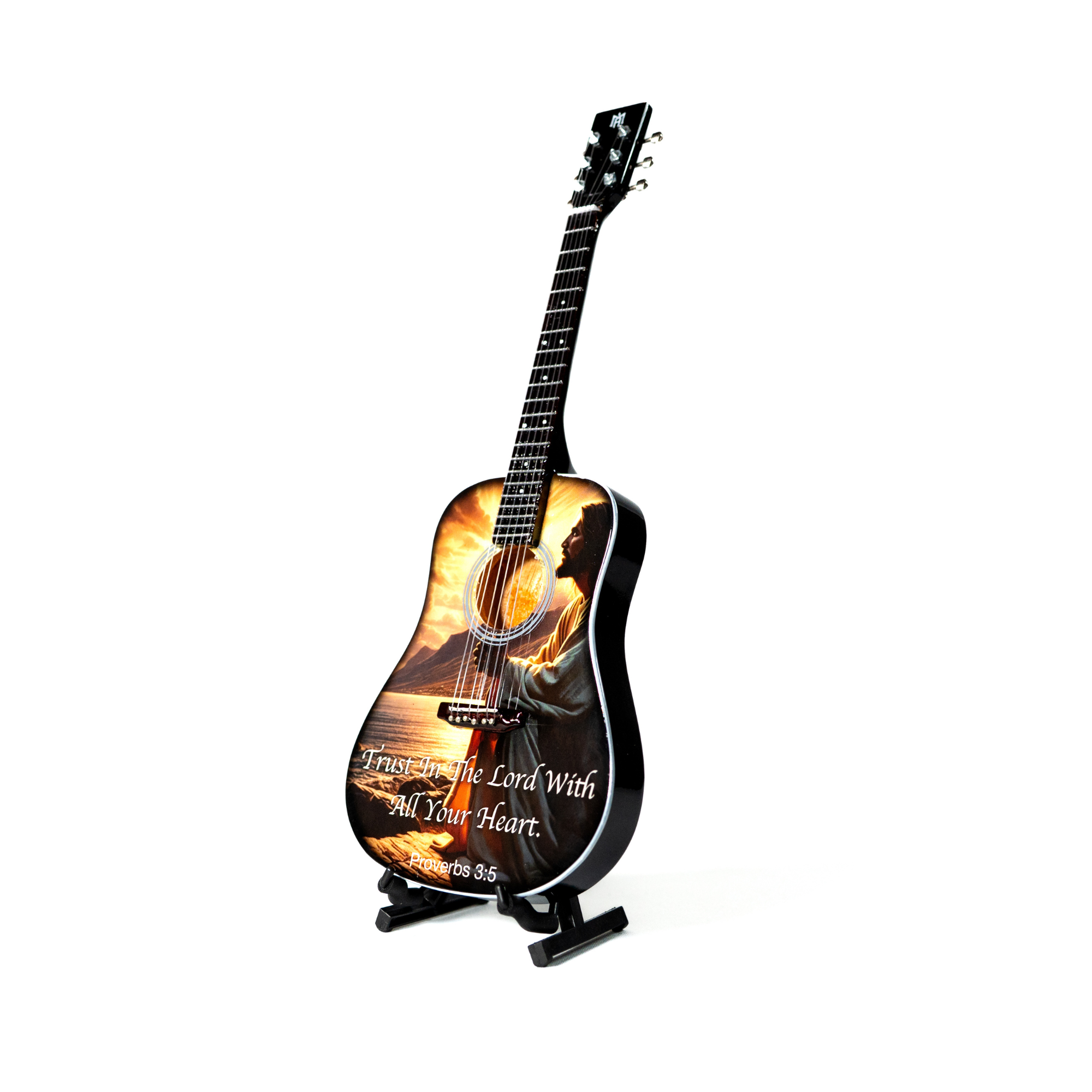 Proverbs 3:5 Miniature Guitar