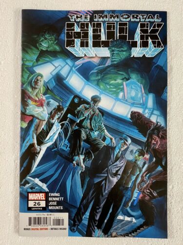 The Immortal Hulk #26 Alex Ross Cover A 2019 Marvel Comics