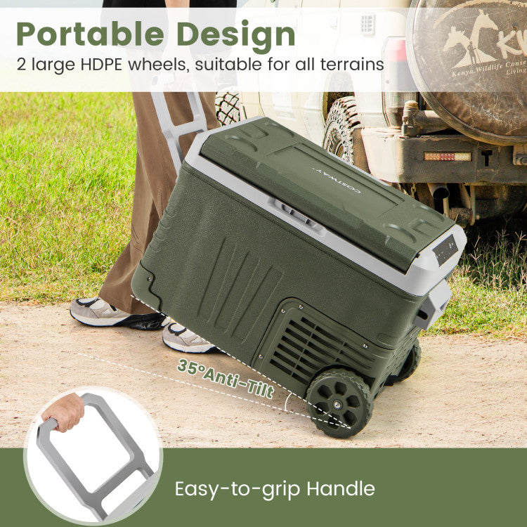 12 Volt Car Refrigerator Portable Car Fridge with Adjustable Range