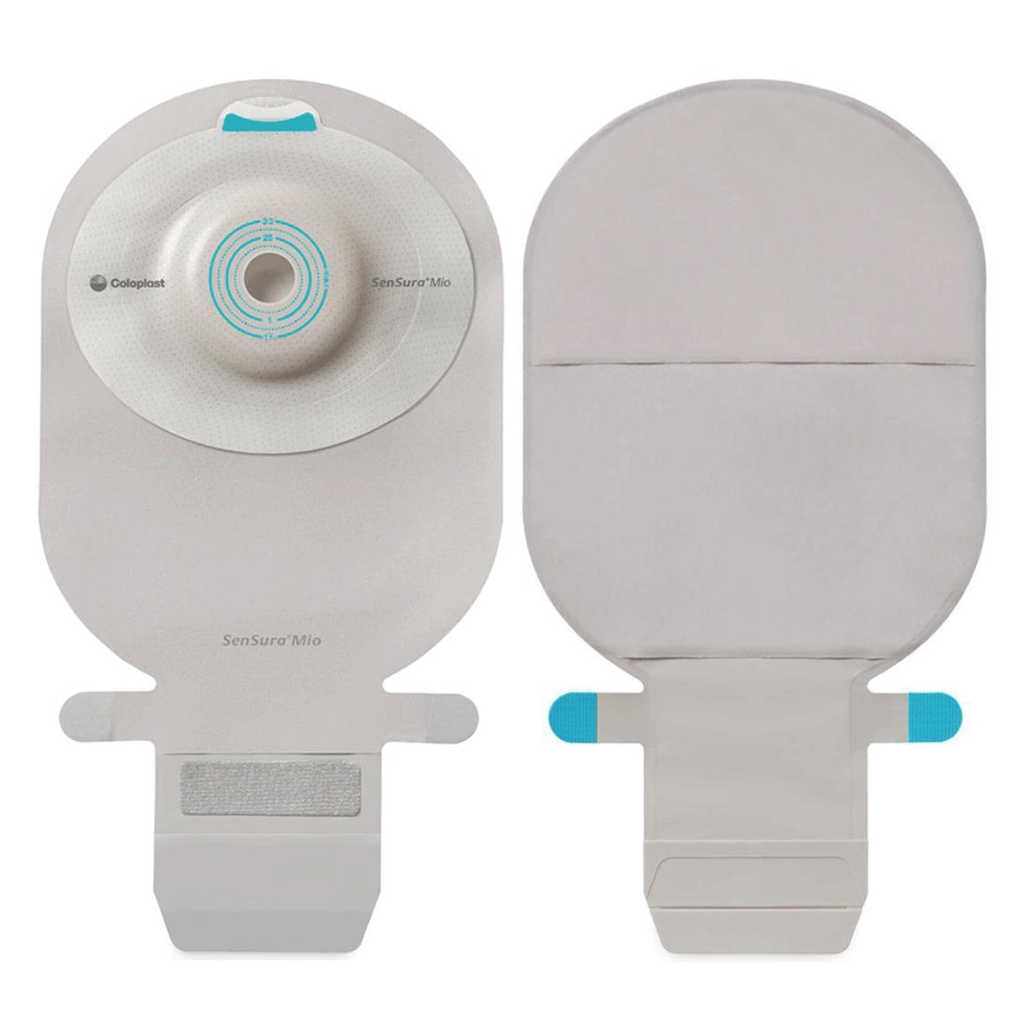 SenSura® Mio Flat 1-Piece Transparent Ostomy Pouch, 30 mm Stoma 10483