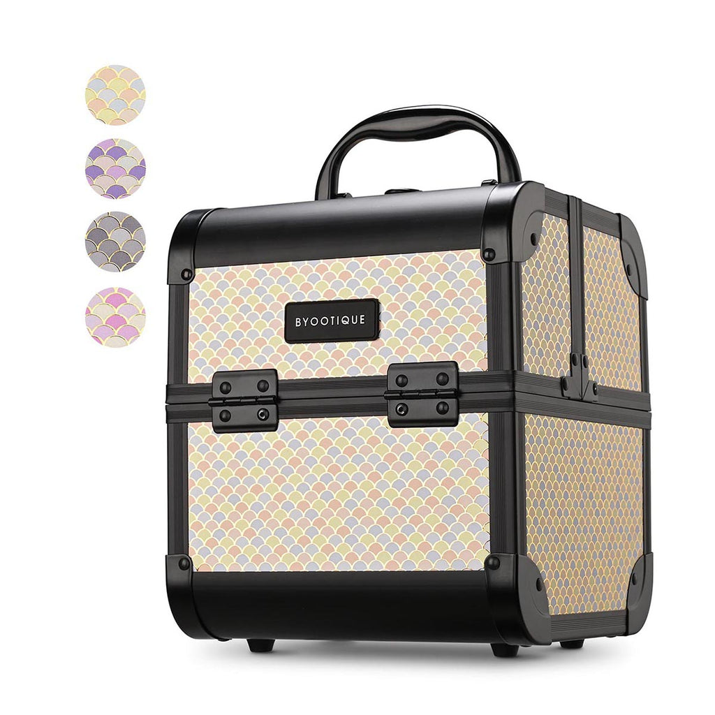 Byootique Art Deco Cube Makeup Box Cosmetic Case