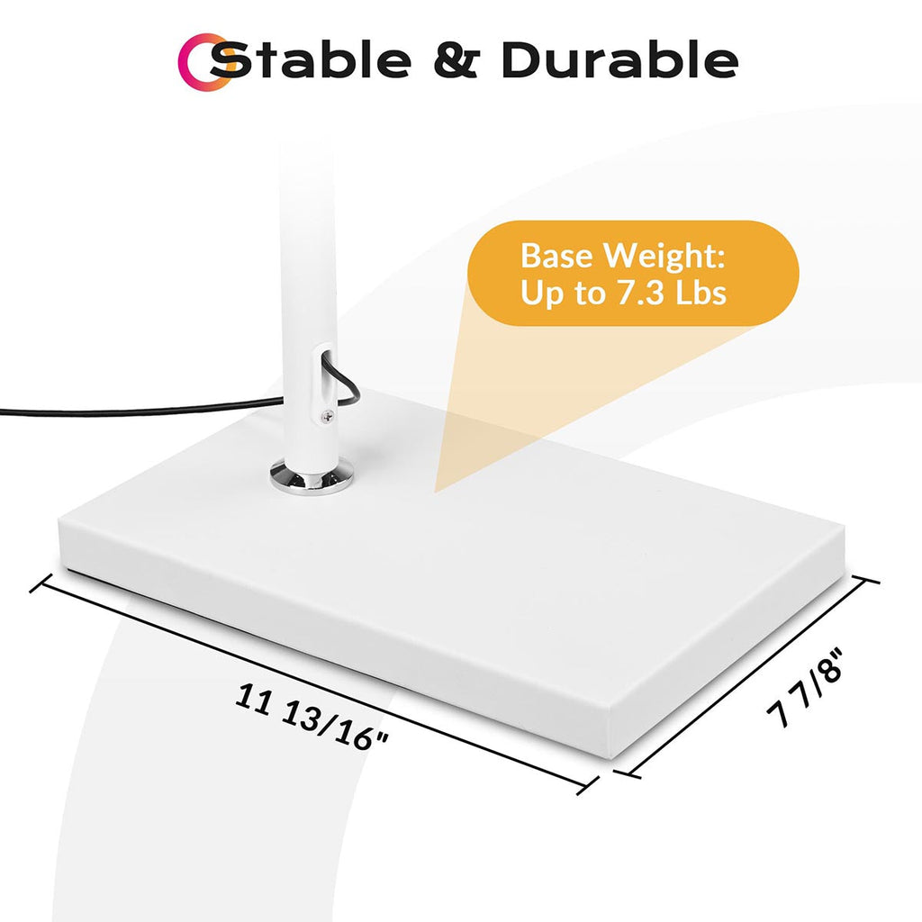 Yescom 28in Half Moon Light Adjustable Eyelash Tattoo Floor Lamp
