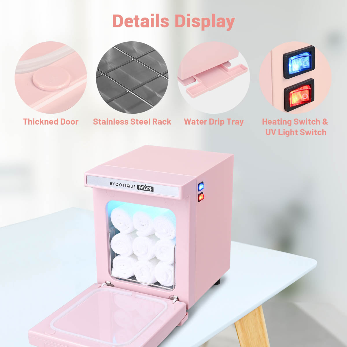 Yescom 5L Hot Electric Towel Warmer UV Sterilizer
