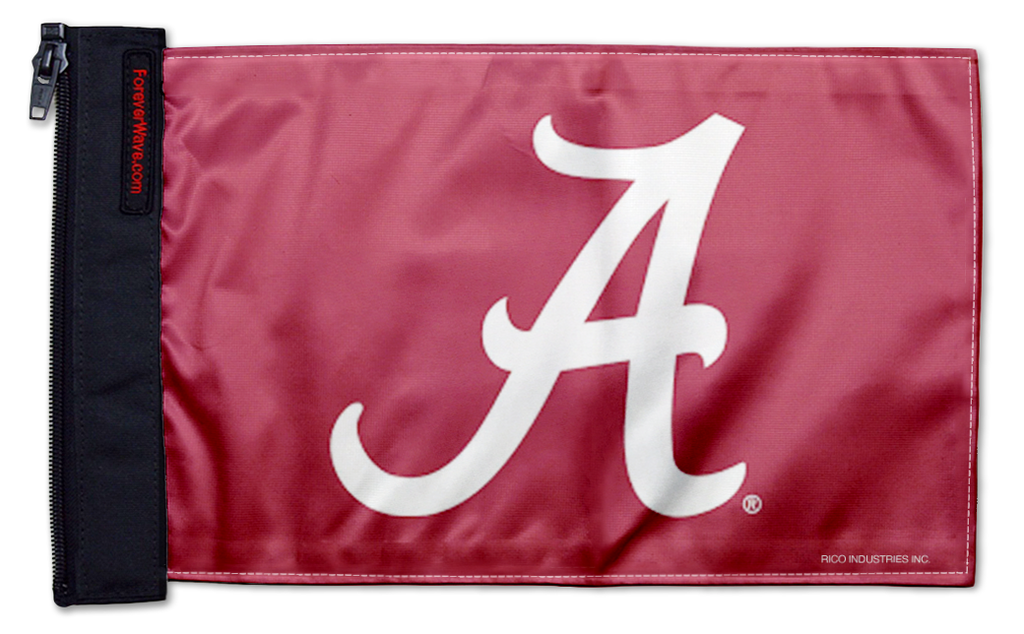 Alabama A  Red11"x17" Forever Wave Flag