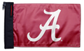 Alabama A  Red11"x17" Forever Wave Flag for Jeep Wrangler JK 2-Door 2007-2018