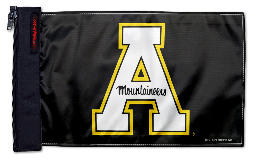 Appalachian State 11"x17" Forever Wave Flag for Jeep Wrangler LJ 2003-2006