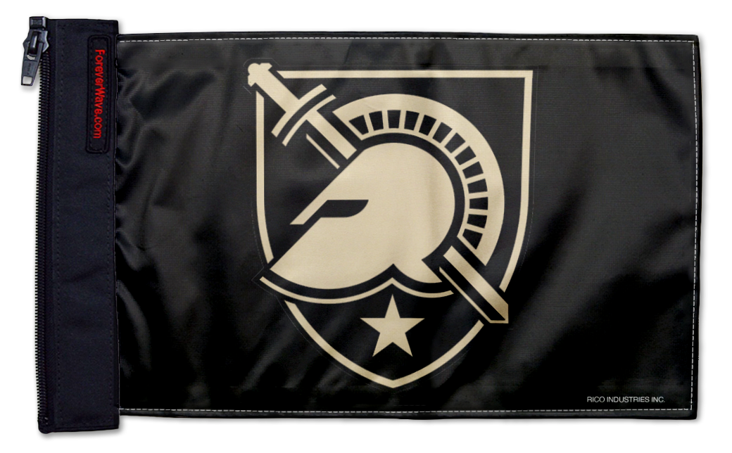 Army Knights 11"x17" Forever Wave Flag for Jeep Wrangler JK 2-Door 2007-2018